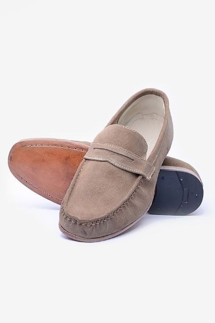 Footprint - Beige Classic Suede Loafer
