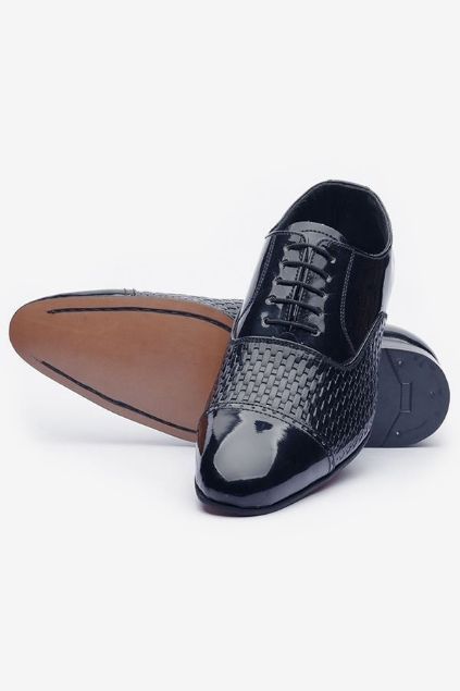 Footprint - Black Fashion Leather Oxford